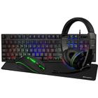 Kit Gamer 4 Em 1 Ktrok Teclado Headset Mouse Mousepad