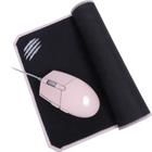 Kit Gamer Mouse LED + Mousepad, 320x240mm, Rosa - MC104 OEX