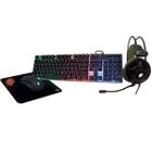 Kit Gamer OEX Game Combo ARGOS Teclado + Mouse + Mousepad + Headset TM304