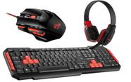 Kit Gamer Red Teclado + Mouse + HeadPhone - Multilaser