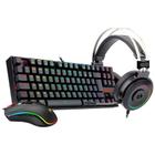 Kit Gamer Redragon RGB, Preto - S125