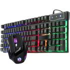 Kit Gamer Teclado Mouse Rgb Led Barato Pc Notebook - EXBOM/KMEX