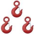 Kit Gancho De Aço Com Olhal E Trava 1000kg 5/16'' - 5,0002 (Com 3 Unidades) - Nord