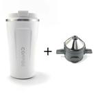 Kit*garrafa Copo Térmico Inox Anti-vazamento Café Com Filtro