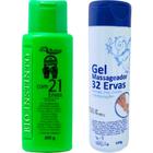 Kit Gel Detonador Com 21 Ervas + Gel 32 Ervas Perna Pé Costa