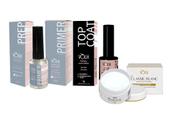 Kit GEL Volia Prep Primer Top Coat ALONGAMENTO UNHAS Escolha O Gel