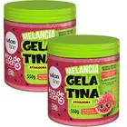 Kit Gelatina Salon Line Todecacho Melancia Kids 550g - 2 Unidades