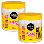 Kit Gelatina Transição Capilar Salon Line To De Cacho 550g - 2 Unidades