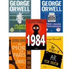 Kit George Orwell 1984 + Na pior em Paris e Londres + Um pouco de ar, por favor + A planta de ferro + Dentro da baleia e - Atividade Educativo Amigo