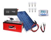 Kit Gerador de Energia Solar Off Grid 150Wp