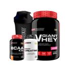 Kit Giant Whey 900G+ Power Creatina 100G+ Bcaa 100G