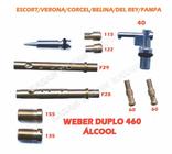 Kit Giclagem Gicle Carburador Weber460 Escort Corcel Pampa