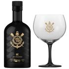 Kit Gin BË Corinthians Garrafa Preta 750 ml com taça