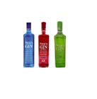 Kit Gin Nick's Tradicional + Red + Green 1000ml cada