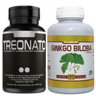 Kit Ginkgo Biloba 500 mg 120 caps extrato seco e Magnésio Treonato 60 Comprimidos - NATUFORME