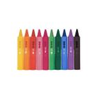 Kit Giz de Cera Risque e Apague para Colorir no Banho Canetas Coloridas para Desenhar no Azulejo Divertida 10 Unidades
