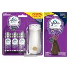 Kit Glade Odorizador Toque de Frescor Aparelho + 3 Refis Lavanda 12ml + Difusor de Ambiente