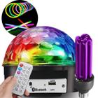 Kit Globo Colorido Bluetooth Led Rgb Usb Mp3 e Lâmpada NEON