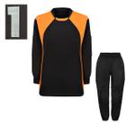 Kit Goleiro Futsal Infantil Camisa E Calça Acolchoada