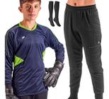 Kit Goleiro Infantil Futebol Camisa Calça Poker