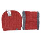 Kit Gorro de Frio e Cachecol Estilo Gola  Cores Variadas