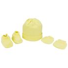 Kit Gorro Pimpolho Amarelo/Branco 60612