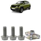 Kit Grampo Parafuso Farol Dianteiro Kwid 2017 A 2021 4 Peças