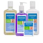 Kit Granado Bebê Lavanda (sab. líquido, shampoo, condicionador e barra) - 04 Produtos