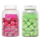 Kit guday creatina maçã verde + frutas vermelhas 60 gomas ( gummies )