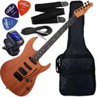 Kit Guitarra Elétrica Strato Tagima Stella NTS DF Mahogany Gx01