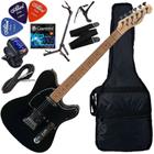 Kit Guitarra Elétrica Telecaster Waldman GTE-100 BBK Preto Gx02