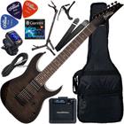 Kit Guitarra Ibanez GRG-7221 QA HH 7 Cordas Transparent Black Sunburst TKS Gx03