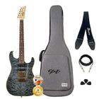 Kit Guitarra Seizi Hashira Black Onix Gold Completa