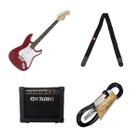 Kit Guitarra Vogga + Ampli Meteoro + Correia + Cabo 5M