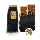 Kit Gypsy Braid Cabelo Organico Cacheado + 2 Jumbos African Beauty