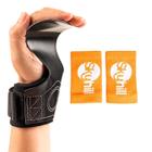Kit Hand Grip CF Skyhill e Munhequeira Anti Suor Laranja
