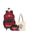 Kit Harry Potter Mochila Rodas+Lancheira+Garrafa+Ecobag