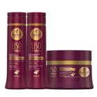 Kit Haskel Liso Com Força Máscara (3 Produtos) 300ml/250g