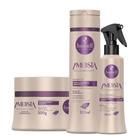 Kit Haskell Ametista Desamarelador Shampoo Mascara 300ml/g Fluido