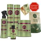 Kit Haskell Bananeira Shampoo Cond Másc Fluido E Necta 500ml