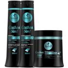 Kit Haskell Cachos Sim Shampoo 500ML 1 Condicionador 500ML 1 Mascara 500ML