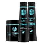 Kit Haskell Cachos Sim Shampoo, Cond. E Máscara (500Ml/G)