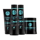 Kit Haskell Cachos Sim Shampoo Cond Masc E Creme Gel 500Ml