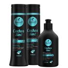 Kit Haskell Cachos Sim Shampoo, Condicionador Leave-In 300Ml