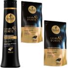 Kit Haskell Cavalo Forte Condicionador 500ML + 2 Refil Condicionador 250