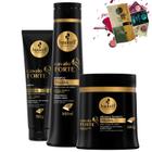 Kit Haskell Cavalo Forte Shampoo 500ml Mascara 500g Leave-in