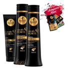 Kit Haskell Cavalo Forte Shampoo Cond 500Ml Leave-In