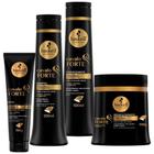 Kit Haskell Cavalo Forte Shampoo Condic Másc 500Ml Leave-In