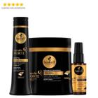 Kit Haskell Cavalo Forte Shampoo Máscara 500g/ml + Selante