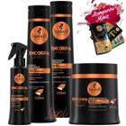 Kit Haskell Encorpa Cabelo Sh Cond Masc 500 Fluido 4 Itens